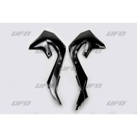 UFO OSŁONY CHŁODNICY KAWASAKI KXF 450 19 KOLOR CZARNY 