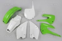 UFO KOMPLET PLASTIKÓW KAWASAKI KX 85 01-13 KOLOR OEM 13 (ZIELONY/BIAŁY) (KA218E999) 