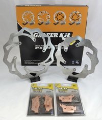 GALFER ZESTAW KTM/HUSQVARNA/HUSABE<br />RG (TARCZE I KLOCKI HAMULCOWE PRZÓD I TYŁ) - PATRZ OPIS DODATKOWY 