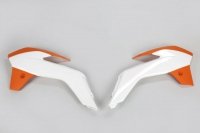 UFO OSŁONY CHŁODNICY KTM SX 85 13-17, KOLOR OEM (BIAŁY/POMARAŃCZOW<br />Y) 