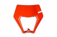 UFO OSŁONA LAMPY PRZÓD KTM EXC 125 20-21, EXC/EXCF(EXC-F) 150/250/300/350/450/<br />500 TPI 20-2023 KOLOR POMARAŃCZOWY FLUO (WZÓR OEM) 