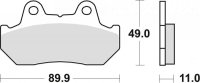 TRW ZF KLOCKI HAMULCOWE KH69/3 SINTER STREET HONDA CBR 600 / XL 600 V 87-90, CX 650 / TURBO 83-85, CB 750 / CB 900 BOLDOR 81-83, 
