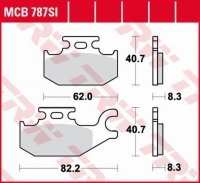 TRW ZF KLOCKI HAMULCOWE KH413 SINTER OFFROAD SUZUKI LTA / LTF 400 08-, LTA 450 06-12, LTA 500 09-, LTA 700 05-07, LTA 750 08-, P 