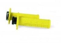 RACETECH (RTECH) MANETKI R20 LOCK-ON (22+25MM) KOLOR ŻÓŁTY NEON (HALF WAFFLE) + 8 ADAPTERÓW ROLGAZU 