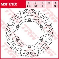 TRW ZF TARCZA HAMULCOWA TYŁ SUZUKI RM 125/250 99-10 , DRZ 400 SM 05-08, (240X118X4MM) PROMOCJA 