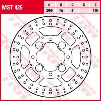 TRW ZF TARCZA HAMULCOWA TYŁ HONDA VFR 800 06-13, VFR 800X CROSSRUNNER 11-14, CB 1000R 08-16 (256X70X6MM) 