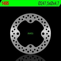 NG TARCZA HAMULCOWA PRZÓD/TYŁ POLARIS RANGER 1000 14-15 (247,5X4,7) (4X15,4MM) 