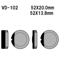 VESRAH KLOCKI HAMULCOWE KH13 HONDA CB 360/550/750 (MADE IN JAPAN) 