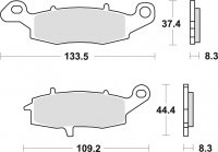 TRW klocki hamulcowe przód Suzuki GS 500 U ( 01-02) 