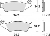 TRW klocki hamulcowe przód Suzuki DR 250 Z ( 01-07) 