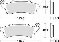 TRW klocki hamulcowe przód HONDA STX - Pan European 1300 ( 02 - 08) 
