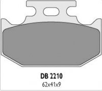 Delta Braking YAMAHA 125 YZ (90-97) klocki hamulcowe tył 