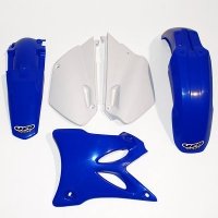 UFO KOMPLET PLASTIKÓW YAMAHA YZ 85 '02-'14 KOLOR OEM (NIEBIESKI/BIAŁY)) 