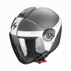 Scorpion EXO-CITY II SHORT kask motocyklowy szaro-biały mat