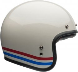 KASK BELL CUSTOM 500 STRIPES PRL PEARL WHITE L