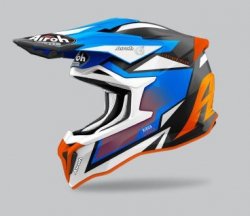 KASK AIROH STRYCKER AXE ORANGE/BLUE MATT XL