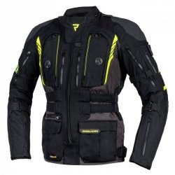 KURTKA TEKSTYLNA REBELHORN PATROL BLACK/FLO YELLOW XXL