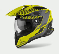 KASK AIROH COMMANDER BOOST YELLOW MATT XL