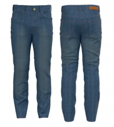 SPODNIE JEANS REBELHORN CLASSIC III REGULAR FIT WASHED BLUE W36L32