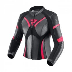 KURTKA SKÓRZANA REBELHORN REBEL LADY PINK/BLACK D38