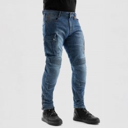 SPODNIE JEANS REBELHORN VANDAL MONOLAYER WASHED BLUE W28L32