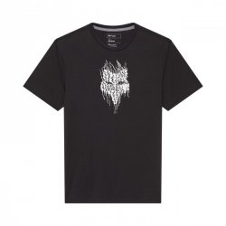 T-SHIRT FOX BARK TECH BLACK M