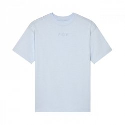 T-SHIRT FOX LADY WORDMARK OS PALE BLUE S