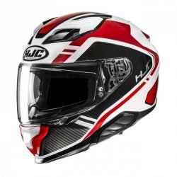 KASK HJC F71 TOZZ WHITE/RED XL