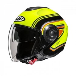KASK HJC I40N LINIA YELLOW/BLACK M