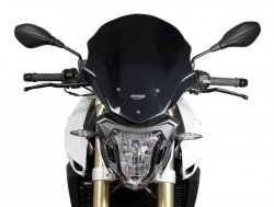 Szyba motocyklowa MRA BMW F 800 R, E8ST, 2015-, forma T, czarna