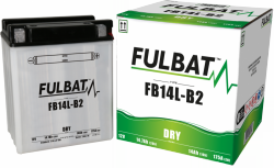 Akumulator FULBAT FUL DRY - FB14L-B2 / YB14L-B2 (suchy, obsługowy, kwas w zestawie)