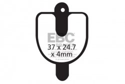 CFA288 - Klocki hamulcowe rowerowe (organiczne) EBC Brakes
