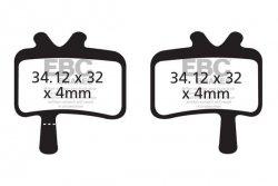CFA394R - Klocki hamulcowe rowerowe (organiczne wyczynowe) EBC Brakes