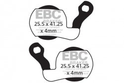CFA449 - Klocki hamulcowe rowerowe (organiczne) EBC Brakes