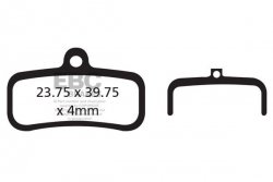 CFA493R - Klocki hamulcowe rowerowe (organiczne wyczynowe) EBC Brakes