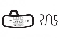 CFA494R - Klocki hamulcowe rowerowe (organiczne wyczynowe) EBC Brakes