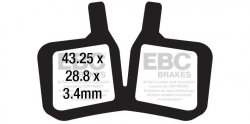 CFA689 - Klocki hamulcowe rowerowe (organiczne) EBC Brakes