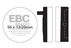 Klocki hamulcowe EBC FA012 (kpl. na 1 tarcze)
