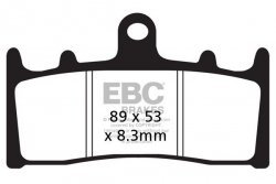 Klocki hamulcowe EBC FA188HH wzmacniane (kpl. na 1 tarcze)