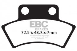Klocki hamulcowe EBC FA232R (kpl. na 1 tarcze) (odpowiednik PROX 37.204402)
