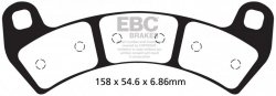 Klocki hamulcowe EBC FA680R (kpl. na 1 tarcze)