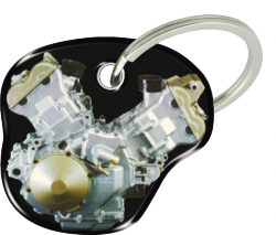 Brelok na klucze ONEDESIGN dwustronny, wypukły PF03P Honda