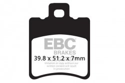 Klocki hamulcowe EBC SFA193 skuterowe (kpl. na 1 tarcze)