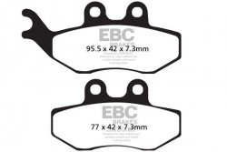 Klocki hamulcowe EBC SFAC194 skuterowe karbonowe (kpl. na 1 tarcze)