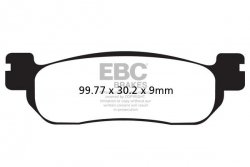 Klocki hamulcowe EBC SFAC275 skuterowe karbonowe (kpl. na 1 tarcze)