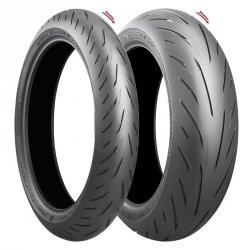 BRIDGESTONE KOMPLET OPON (16611/24) 120/70ZR17 BATTLAX S22 (58W) TL PRZÓD DOT 2024 + (16615/24) 190/55ZR17 BATTLAX S22 (75W) TL 