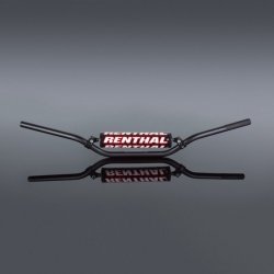 RENTHAL KIEROWNICA 7/8 CALA (22MM) MX MINI HANDLEBAR BLACK KTM 85 SX PADDED KOLOR CZARNY Z GĄBKĄ
