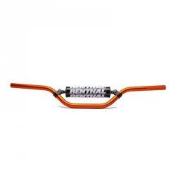RENTHAL KIEROWNICA 7/8 CALA (22MM) MX MINI HANDLEBAR ORANGE KTM 65 SX PADDED KOLOR POMARAŃCZOWY Z GĄBKĄ