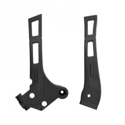 POLISPORT OSŁONY RAMY (KOMPLET) YAMAHA YZ 125/250 05-21; FANTIC XE/XX 125 21 KOLOR CZARNY