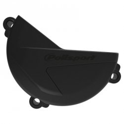 POLISPORT OSŁONA POKRYWY (DEKLA) SPRZĘGŁA SHERCO SE-F 250/300 14-23 KOLOR CZARNY